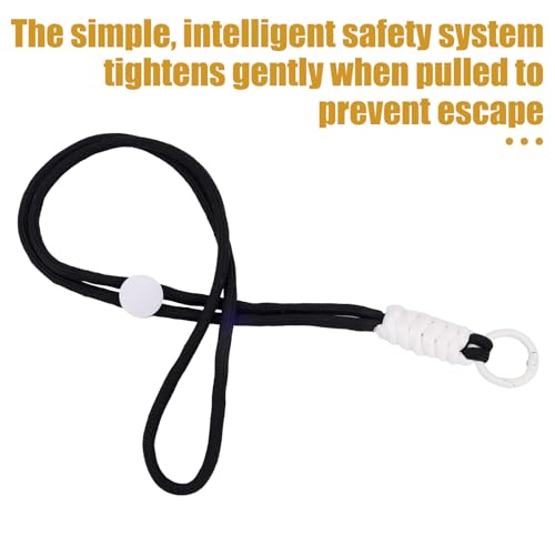 Penitue 3pcs Escape Proof Small Pet Harness and Leash Set, 10ft/3m Retractable with 2 Adjustable Rope Vest Harnesses for Kittens Ferrets Rabbits Bunny Guinea Pigs & Small Rat