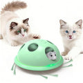 Pawingcat Cat Toys for Bored Indoor Cats Interactive String and Mouse | Hide and Seek,Cat Puzzle Toy,Automatic String,Running Plush Mouse,Cat Gifts