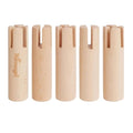 Niteangel Set of Beech Stilts for Elevating & Safely Setting Niteangel Multi-Chamber Series Maze House (Set of 5 Stilts (4.33'' H)) - size: Set of 5 Stilts (4.33'' H)