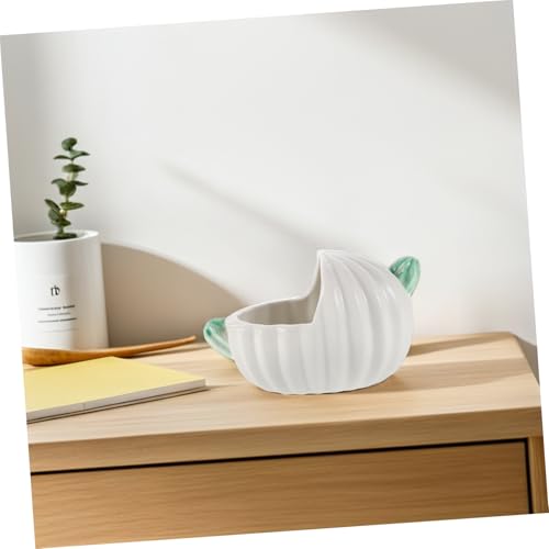 Yardwe Hamster Dust Bath Ceramic Container, Small Animal Bathing Tub for Hamsters, Gerbils, Chinchillas, Easy Clean, Pet Bathroom Accessory