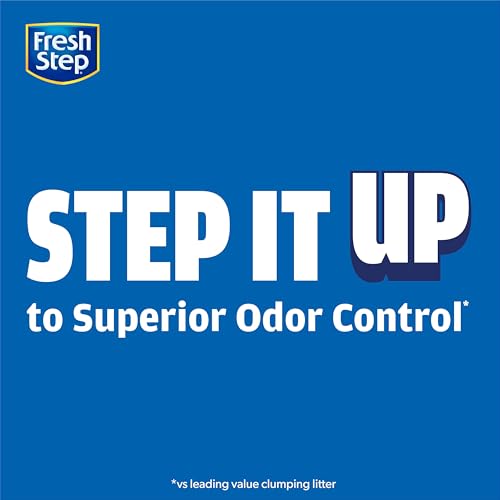 Fresh Step Simply Unscented Multi Cat Clumping Cat Litter, Low Dust, Odor Control with Activated Charcoal Tech, Compatible in Automatic Litter Boxes, 14 lb. (Pack of 3) - size: 14 lb (Pack of 3)