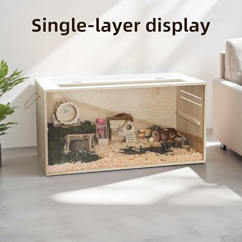 Pine Small Animals Houses&Habitats Chewproof, 40" Pine Guinea Pig Cage Hamster Cage for Small Animals (40" Large, Normal) - size: 40.0"L x 20.0"W x 20.0"H