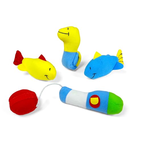 GUND Baby My First Tackle Box 5-Piece Sensory Plush Toy Playset for Babies - style: Tackle Box