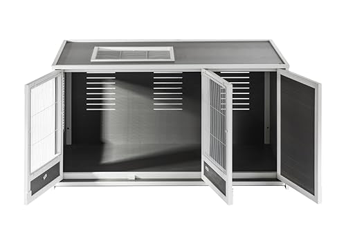 New Age Pet ECOFLEX Cozy Critter Chateau, Small Animal Hutch, 7.6 Sq Ft Living Space