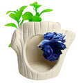 SpringSmart 2Pack Aquarium Cave & Artificial Plant – Fish Hideout Decorations for Betta, Shrimp to Breed & Play - size: SZ