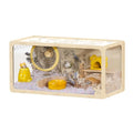 31.5 inch Wooden Hamster Cage, Large Habitat, Openable Top, Transparent Acrylic for Interior View, Ventilated, Easy to Clean, for Syrian Hamster, Dwarf Hamster, Gerbil, Other Small Pet Animals - size: 404F / 31.5"×15.8"×15.8"