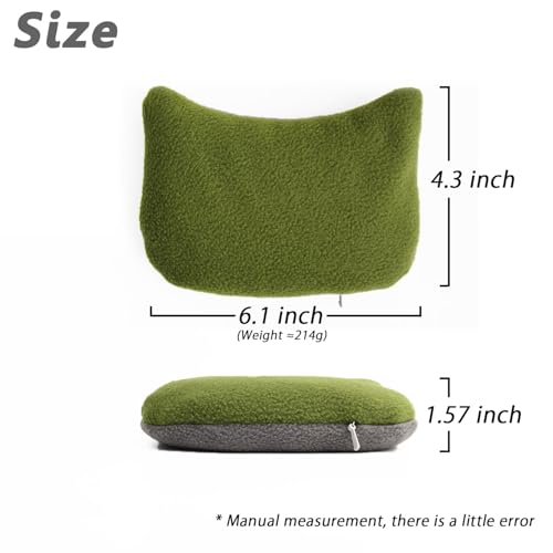 Large Mouse Wrist Rest Bean Bag, Ergonomic Mouse Support Pad Filled Ergo Beads for Computer, Laptop, PC Gaming (Green) - color: Green
