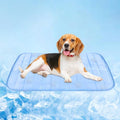 Dog Cooling Mat,Dog Blanket Washable,Cool Fabric & Internal Waterproof Cooling Pad (Blue, Large (36x24 inch)) - color: Blue, size: Large (36x24 inch)