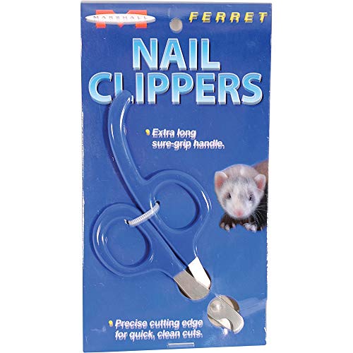 Marshall Ferret Nail Clippers – Blue – Easy Grip Handle for Comfortable Use – Precise Cutting Edge for Quick and Clean Trimming – Suitable for Small Animals