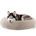 Extra Large Dog Beds, 36 Inch Human Dog Anxiety Relief Comfort Bed, Indestructible & Chew Proof Pet Beds (Brown) - color: Brown, size: 36.0"L x 36.0"W x 8.0"Th