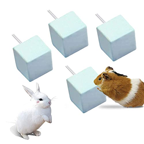 8Pieces Rat Lava Block Chinchilla Bites Calcium Cubes Stone Hamster Grinding Teeth Supplies Mineral Pumice Chew Toy for Gerbil Guinea Pig Mouse
