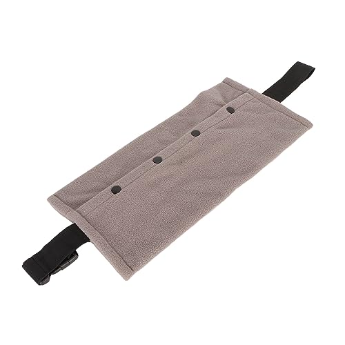 Bearded Dragon Sling Carrier, Soft Warm Reptile Sling Hands Free Lizards Carrier Pouch with Adjustable Strap for Lizard Leopard Gecko Hamster Small Animals(Grey)