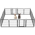 FXW Instant Dog Playpen, RV Camping, Outdoor & Yard, 24" H, 16 Panels | Portable, Easy setup, Heavy-duty, DIY layouts, For Puppies & Small Dogs, Patented - size: 24"H