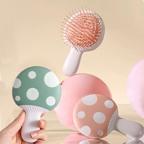 Small Dog Grooming Brush,Mushroom Shaped Puppy Brush Detangling Dog Hair Brushes for Wet or Dry - Perfect for Shih Tzus,Yorkies,Maltipoos - Ideal Puppy Hair Brushes for Maltese Small Breeds (Pink) - color: Pink