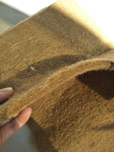 Jute Grow Mat,Natural Hemp Mats for Growing Microgreens,20" X 20" Hydroponic Grow Pads,Indoor Sprouting kit for Wheatgrass Sprouts,Jute Brooder for Animals.