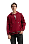 Pet Cat Dog Pouch Hoodie Small Animal Carrier – Kitten Puppy Pouch Sweatshirt Holder Fleece Unisex Hoodies Burgundy - color: Burgundy, size: Small