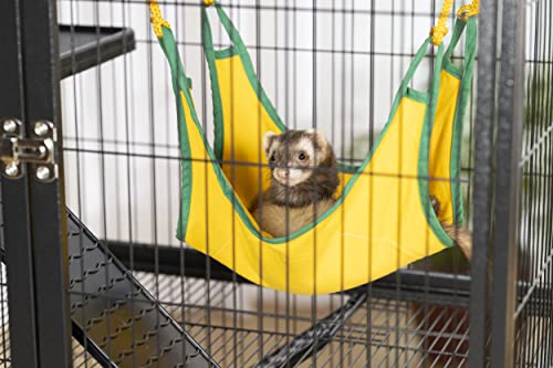 Prevue Pet Products 485 Feisty Ferret Home with Stand, Black Hammertone Small - style: Feisty Ferret Cage