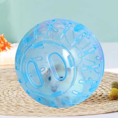 2Pcs Blue and Pink Hamster Balls Transparent Dwarf Hamster Exercise Balls Running Wheel Gerbil Toys, Small Animals, Small Animal Health Supplies