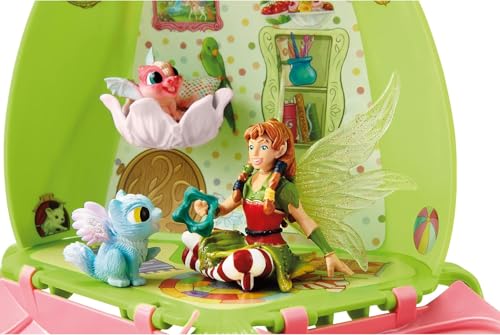 Schleich Bayala - 19Pc Marween'S Animal Nursery Playset - Kids 5+ | 42520 | Unicorn Figurine, Fantasy Toy for Girls 5+, Magical Collectible, Screen-Free Imaginative Pretend Play, Fairy Animal Figure