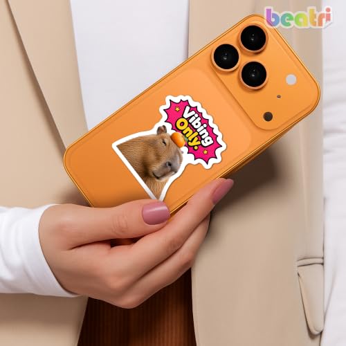 BEATRI Funny Animal Stickers 50pcs Waterproof Vinyl Sarcastic Meme Animals | Non-Repeating Decals, High-Definition Print for Laptop, Water Bottle, Journaling, Skateboard & Travel Gear - color: Funny Animal