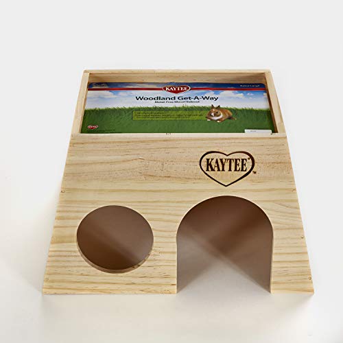 Kaytee Woodland Get-A-Way Extra Large, Brown - size: 14.0"L x 10.3"W x 8.3"H