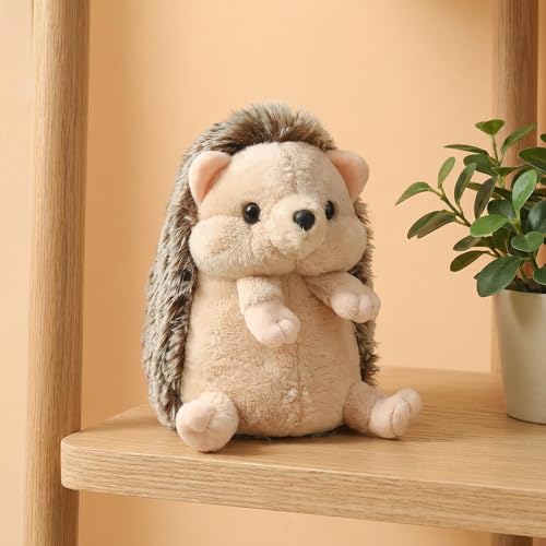 YUKOUQIAN Hedgehog Stuffed Animal Cute Plush Doll Toy 5 inch for Girls Boys Christmas (Hedgehog) - style: hedgehog
