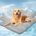 Summer Dog Cooling Mat 2 Pack, 36" x 23" Cooling Mat for Dogs Large | Machine Washable, Thickened, Indoor Outdoor Non-slip Dog Mat for Crate, Floor, Sofa, Car, Grey - size: 36 x 23 Inch