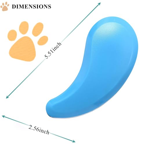 Small Dog Brush, Soft Puppy Brush, Massage Pet Grooming Tool | Small Dog Brush, Soft Pet Grooming Brush for Shih Tzu Yorkie Maltese, Puppy dog Cat Massage Brush for Small Animal - color: blue