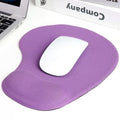 Ergonomic Mouse Pad with Wrist Rest, Gel Wrist Support Mousepad, Pain Relief Laptop Computer Mouse Pad, Non-Slip Mouse Pads for Office & Home (Purple) - color: Purple