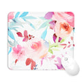 Mouse Pad with Stitched Edge, Multiple Patterns Computer Mouse Pads with Non-Slip Rubber Base, Washable Cloth Mousepad, for Gaming, Laptop, PC (Pastel Bloom) - color: 30Pastel Bloom