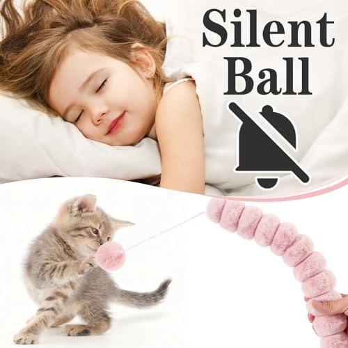 Cat Kicker Toy 3 PCS, Quiet Cat Catnip Toys for Indoor Cats | Interactive Cat Toy Pillows Long Cat nip Toys for Kitten 14.6in/37cm - style: Quiet 3pcs