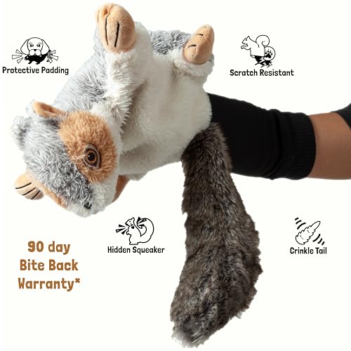 Milunova Pupr Pals Dog Toy Puppet with Tough Padding for Safe Interactive Play, Protection to Stop Puppy Biting Hands; for Boredom-Busting Training and Exercise - style: Nutjob