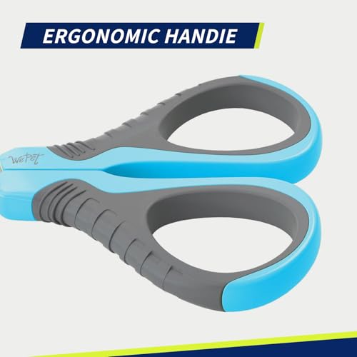 Pet Nail Clippers U07.1, Professional Claw Trimmer, Bended Scissor Special for Cats, Kittens, Dogs, Puppies, Small Animals, Grey/Maya Blue - color: #13 Grey/Maya Blue