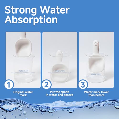 Diatom Drying Scoop 1/4 Cup for Pet Food | Keep Food Fresh Desiccant, Dry Deodorization Rapid Water Absorption, For Dog Cat - size: 1/4 Cup