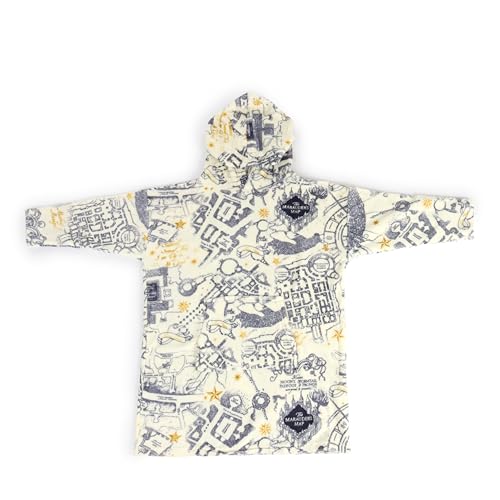 Jay Franco Wearable Throw Blanket – Kids Oversized Plush Hooded Blanket with Pocket, Ultra Soft Cozy Fleece Throw for Lounging, Travel, Cream - Harry Potter, 24x32 - Kid - color: Cream - Harry Potter, size: Kid