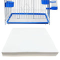100 Sheets Bird Cage Liner Papers, Disposable Bird Cage Paper Liners, Cuttable Pet Animal Cages Cushion, Precut Absorbent Bird Paper for Bird Parrot Small Animal, 11.8 x 11.8'' - size: 11.8''x 11.8''