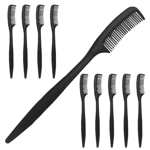 Bunny Brush | 10 Pieces Small Animal Hair Grooming Tool | Hamster Cleaning Supplies | for Tiny Pet Ferret Indoor Home Coat Sensitive Skin Daily Care - color: Black