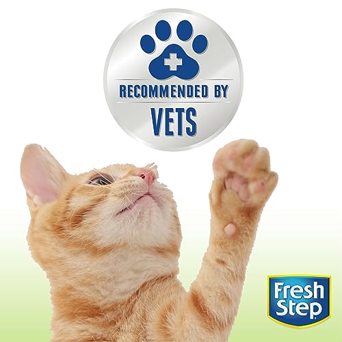 Fresh Step Cat Litter, Unscented, Odor Control | Clumping Formula | Activated Charcoal | 14 lb | Pack of 2 - size: 14lb (Pack of 2)