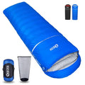 Down Sleeping Bag for Adults, 600 Fill Power Ultralight Backpacking | 600 Fill Power Down,Compact Carry,Ultralight Trail Use,Camping Hiking Backpacking,Cold and Warm Weather Use - color: 800g Down Filling-RoyalBlue