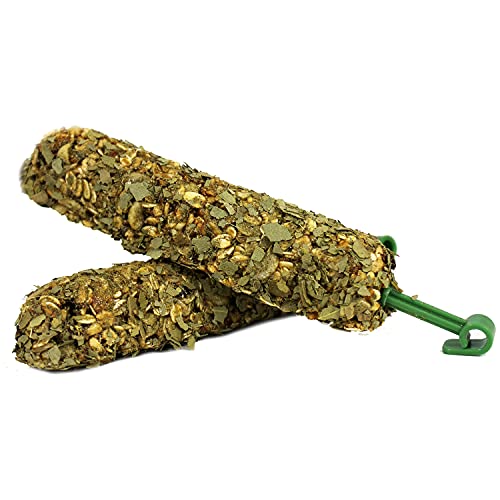 Exotic Nutrition Eucalyptus Sticks - Healthy Vitamin-Fortified Crunchy Chew Treat - Natural Treat for Sugar Gliders - Made with Eucalyptus Leaves, Oats, Fruit, Honey