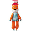 KONG Floppy Knots - Durable No‑Stuffing Squeaky Rope & Plush Dog Toy - for Teething, Playing (Fox, Extra Large) - color: Fox, size: Extra Large