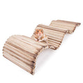 Niteangel Small Animal Climbing Toy: 23.6" x7.8" Bendable & Flexible Shape | Underground Hideout & Dome Shelter - Suspension Bridge Ladder for Hamsters Gerbils Mice Rats Guinea Pigs or Other Small Pets - size: 26.3'' x 7.8''