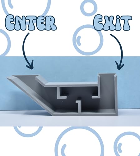 Aquarium Underground Tunnel | Fish & Shrimp Hideout for Aquariums | Unique Underground Viewing Tunnel | Made in USA (Gray) - color: Gray