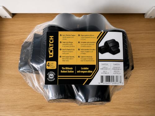 Rat Traps Indoor and Outdoor - 4 Pack Dual-Entry Large Rat Trap Outdoor and Indoor for Home, Garden and Restaurant with 99.9% Trap Rate | Easy to Use Rodent Traps with Safe Hands Free Design - UCatch - size: Pack of 4