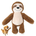 Squeaky Sloth Plush Dog Toy,Sturdy and Soft Stuffed Animal Toy,Interactive Chew Dog Toy,Keeps Them Busy,for Small Medium and Large Dogs Cute Pet Toys