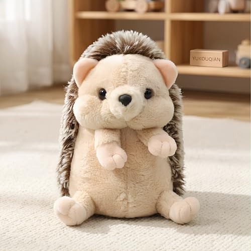 YUKOUQIAN Hedgehog Stuffed Animal Cute Plush Doll Toy 5 inch for Girls Boys Christmas (Hedgehog) - style: hedgehog