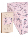 Premium Fitted Knit Crib Sheet/Toddler Sheet Minnie Mouse by Copper Pearl - color: Minnie Mouse