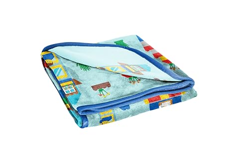 Jay Franco Kids Plush Throw Blanket – Soft & Cozy Fleece Throw for Bedroom & Couch Décor, Official Licensed Product, Blue - LEGO®, 40x50 - Travel Blanket - color: Blue - Lego, size: 40x50 - Travel Blanket