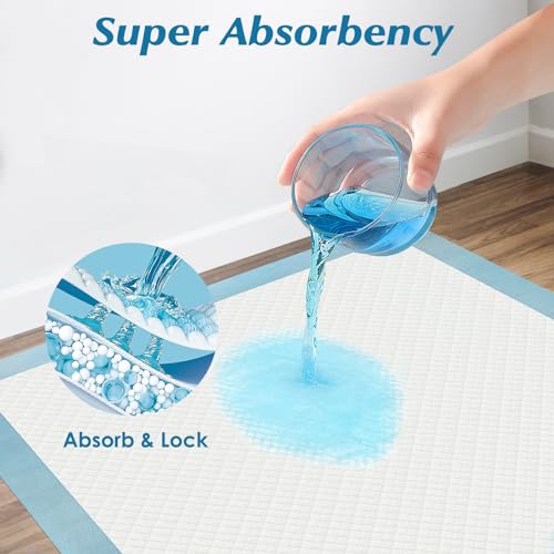50 Count 30” x 36” Super Absorbency Disposable Underpads | Leakproof Quick Drying, Baby Puppy & Adults Bed Pads Disposable Adults, Dog Pee Pads Extra Large, XXL Incontinence Pads - size: 50 Count 30" x 36"