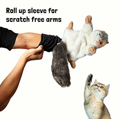 Milunova Pupr Pals Dog Toy Puppet with Tough Padding for Safe Interactive Play, Protection to Stop Puppy Biting Hands; for Boredom-Busting Training and Exercise - style: Nutjob